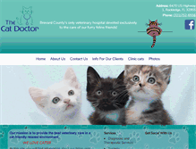 Tablet Screenshot of catdoctorbrevard.com